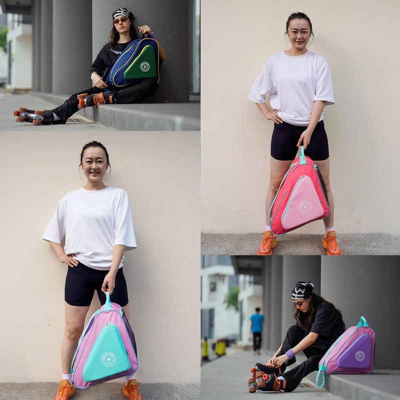 HEXIFUL Skate Bag for Ice, Inline, Roller & Quad Skates - Kids & Adults - Image 2